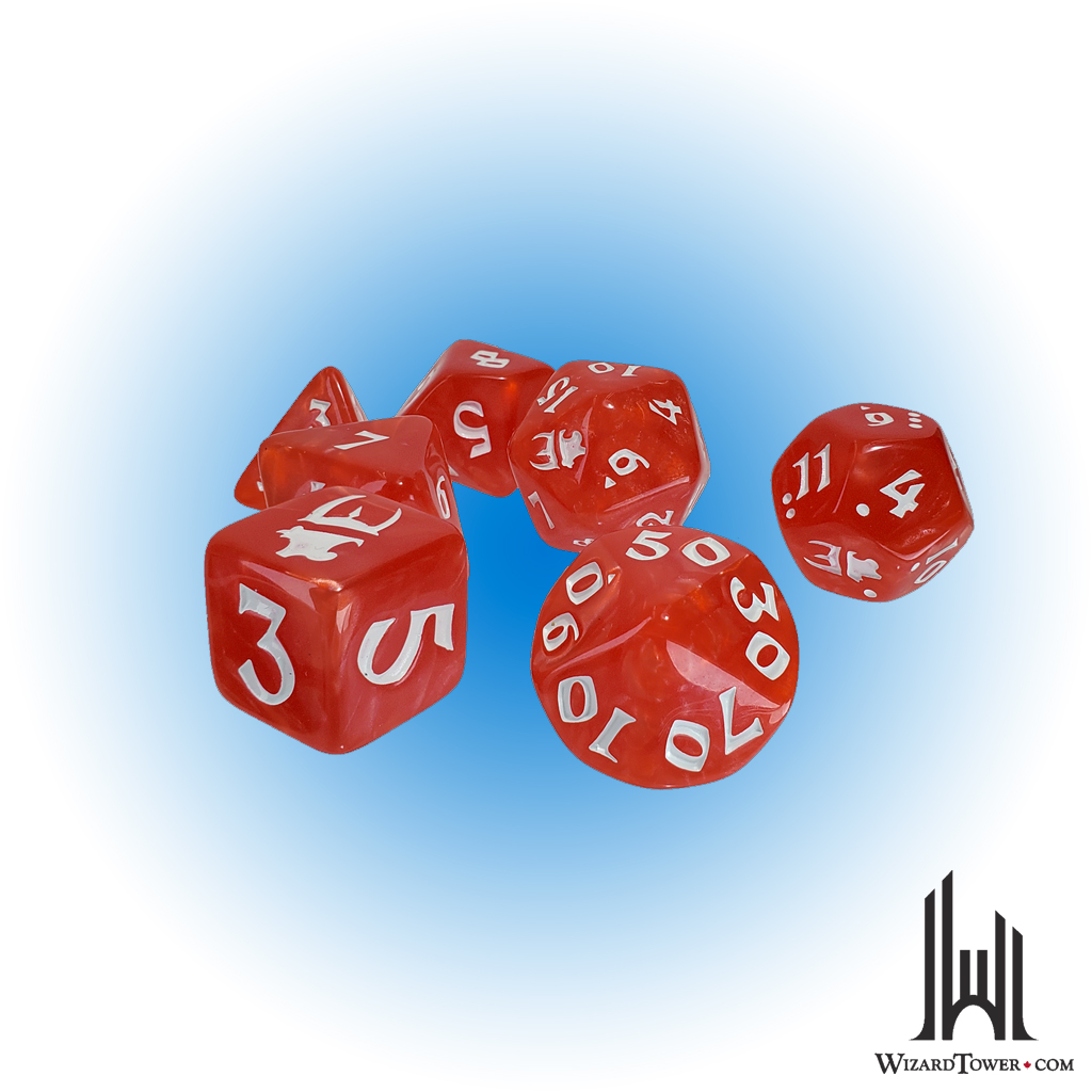 Munchkin Dice set - Red / White